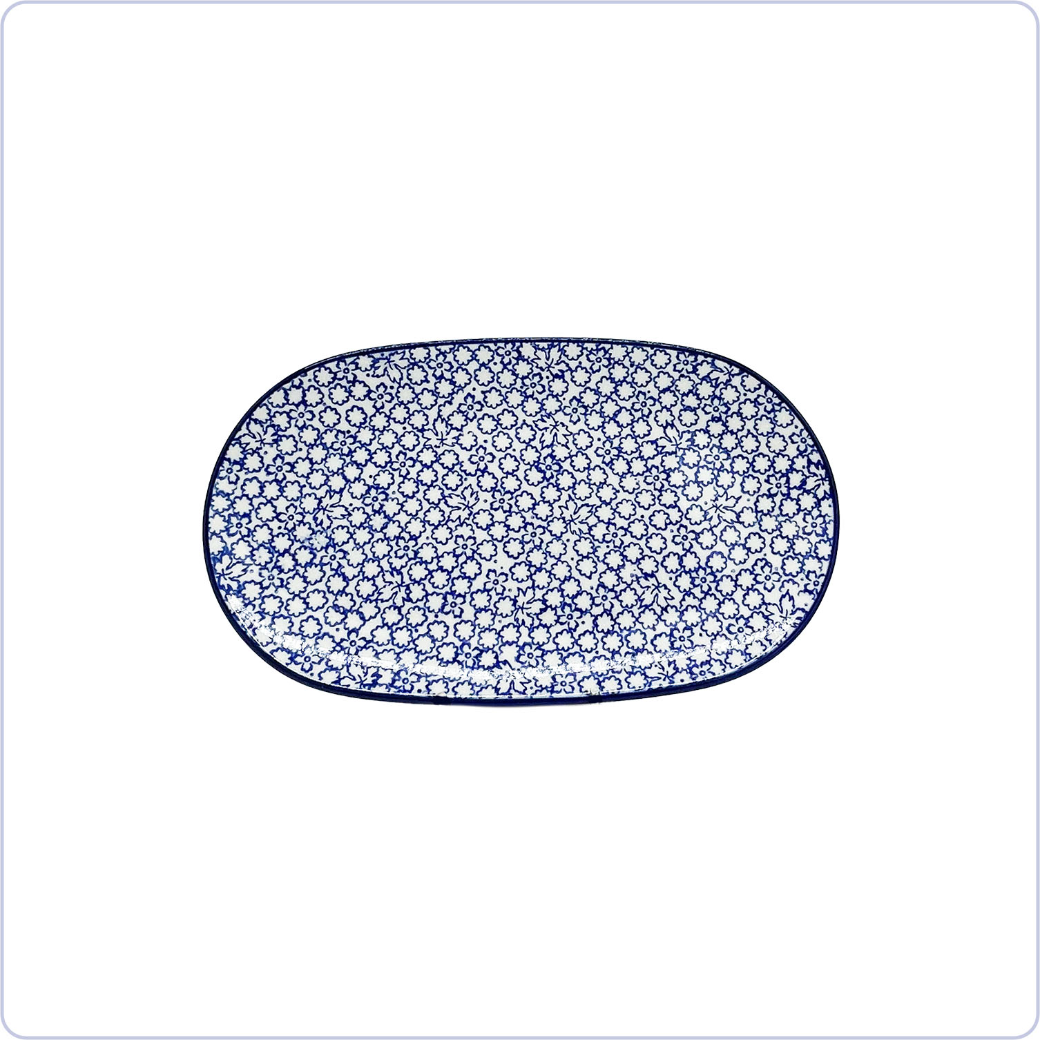 Bunzlau Ovaal bord 27,5x16cm (2672)