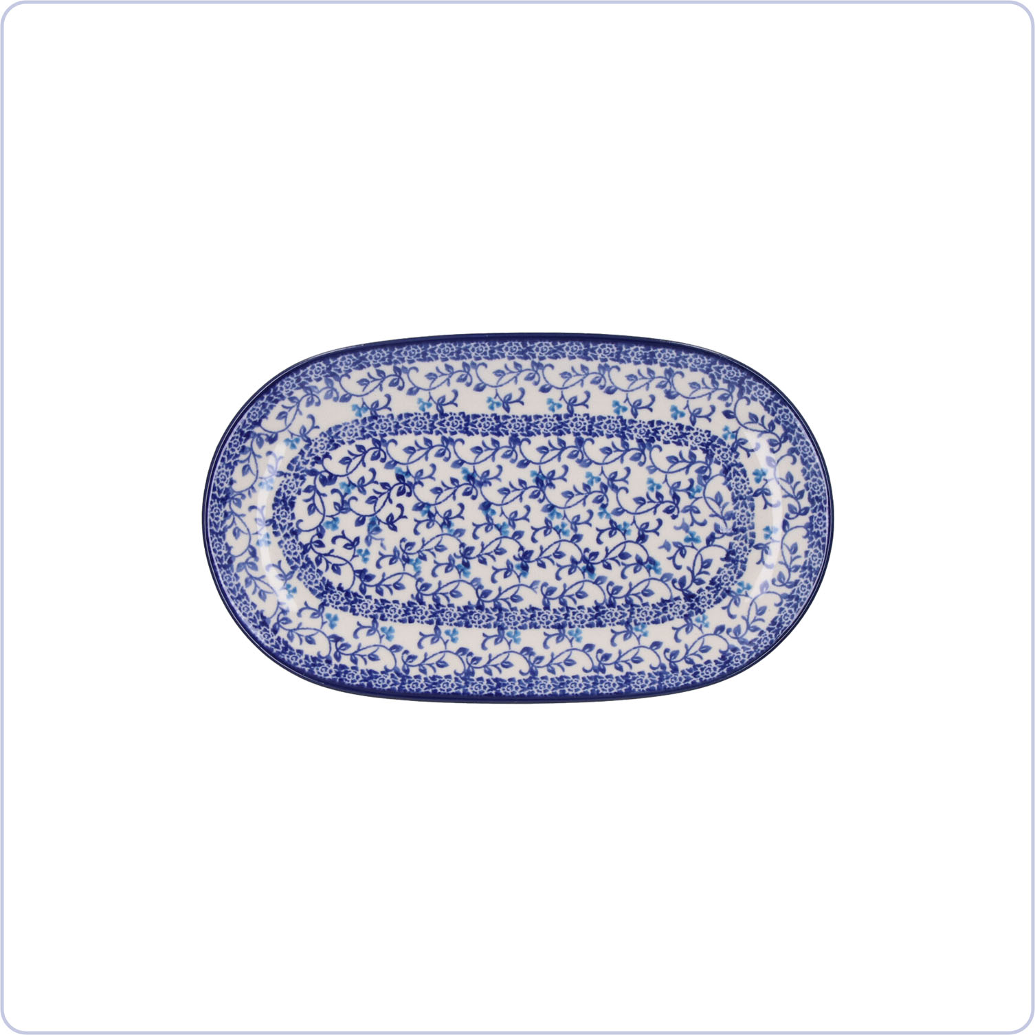 Bunzlau Ovaal bord 25,5x15cm (2673)