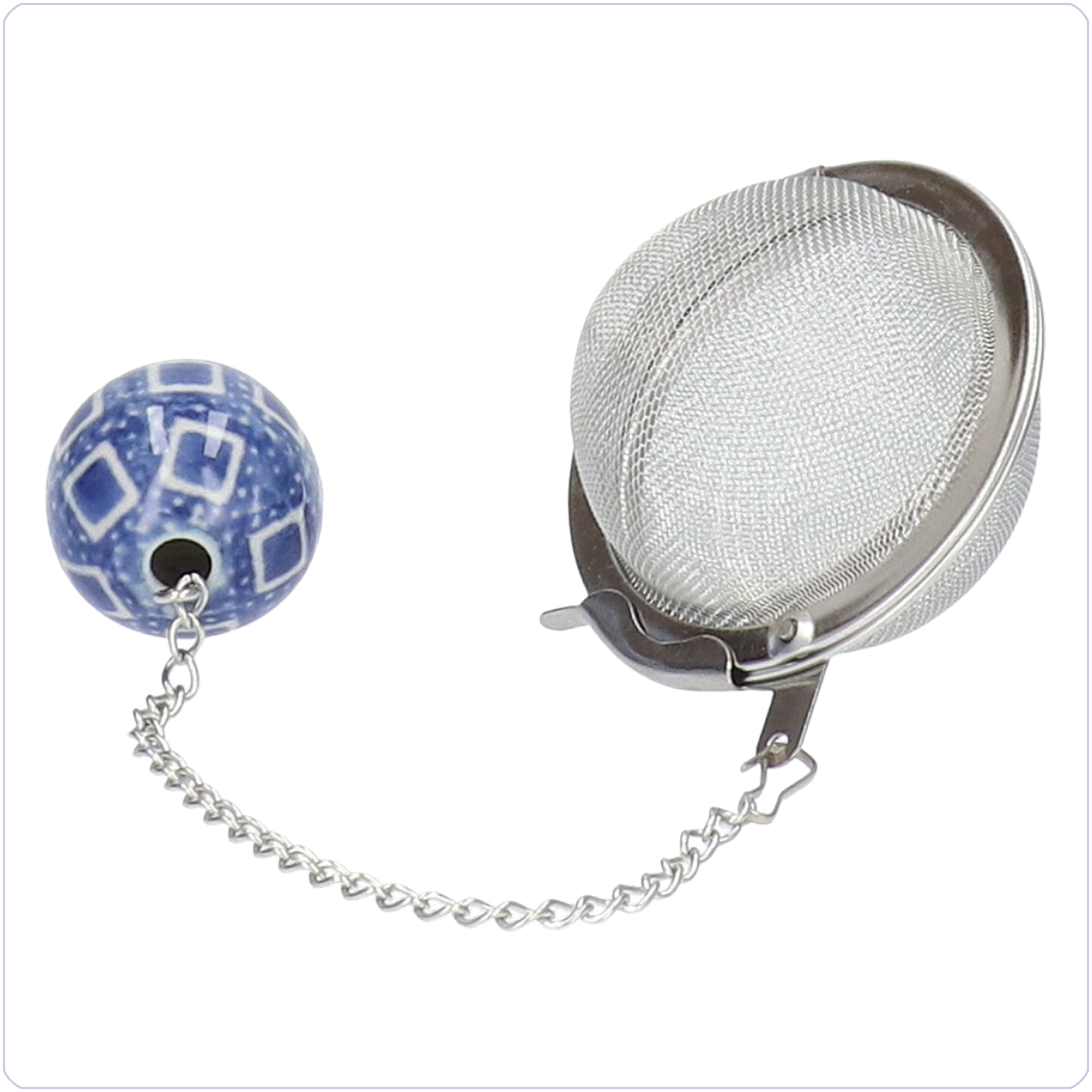 Bunzlau Theezeef  Ø 5cm (1000) - Blue Diamond (2253)