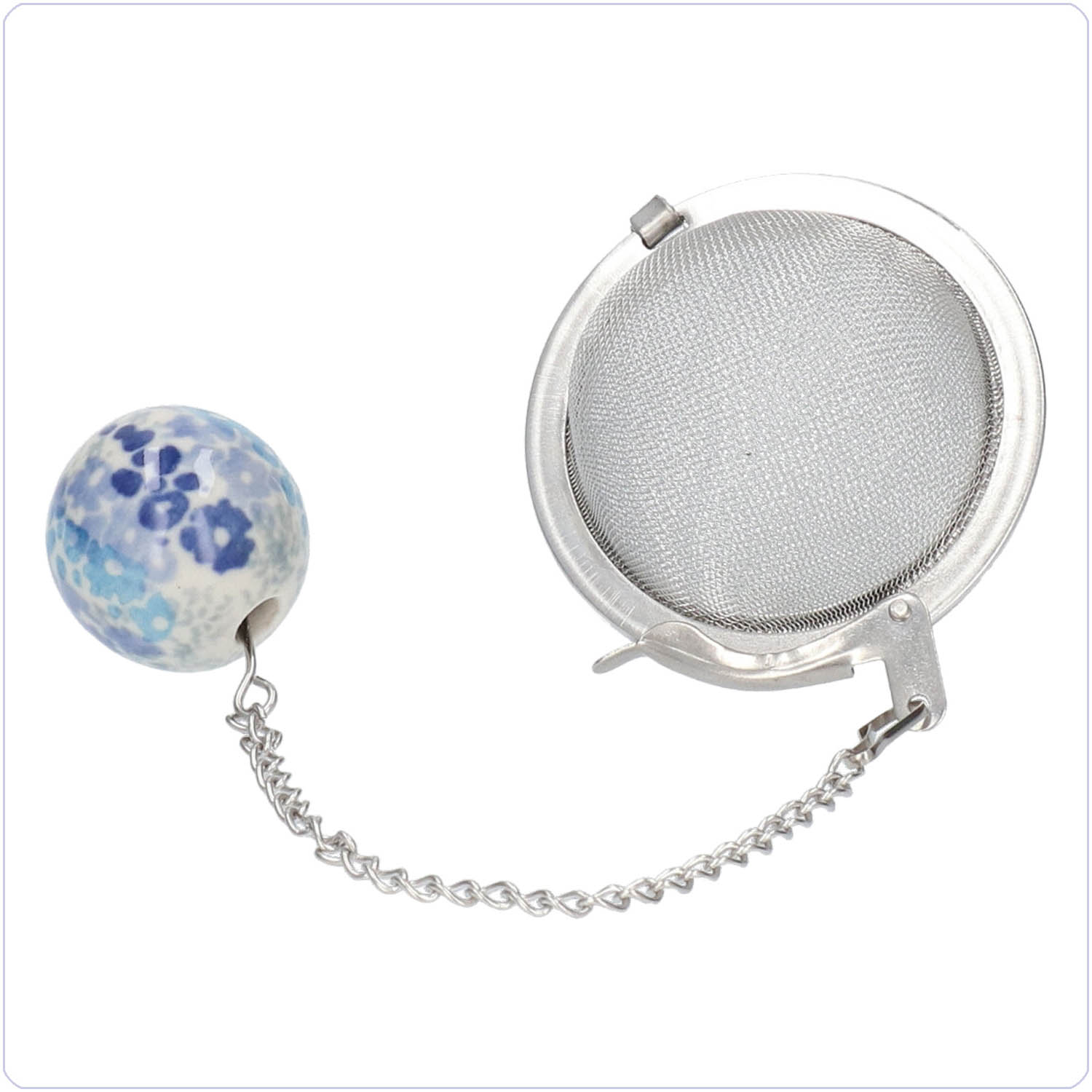 Bunzlau Theezeef  Ø 5cm (1000) - Delphinium (3315)