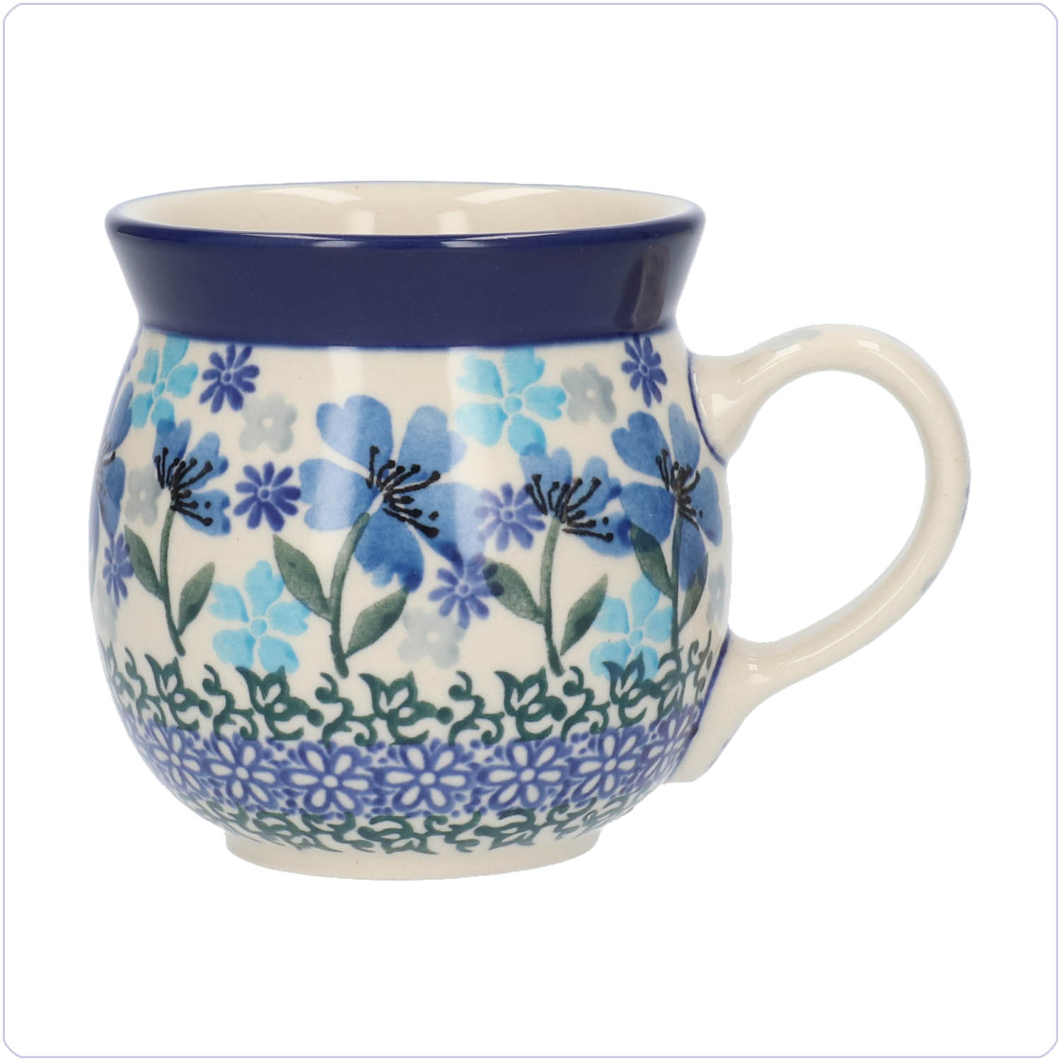 Bunzlau Bolle mok 240ml (1005) - Blossom Blue (3507)