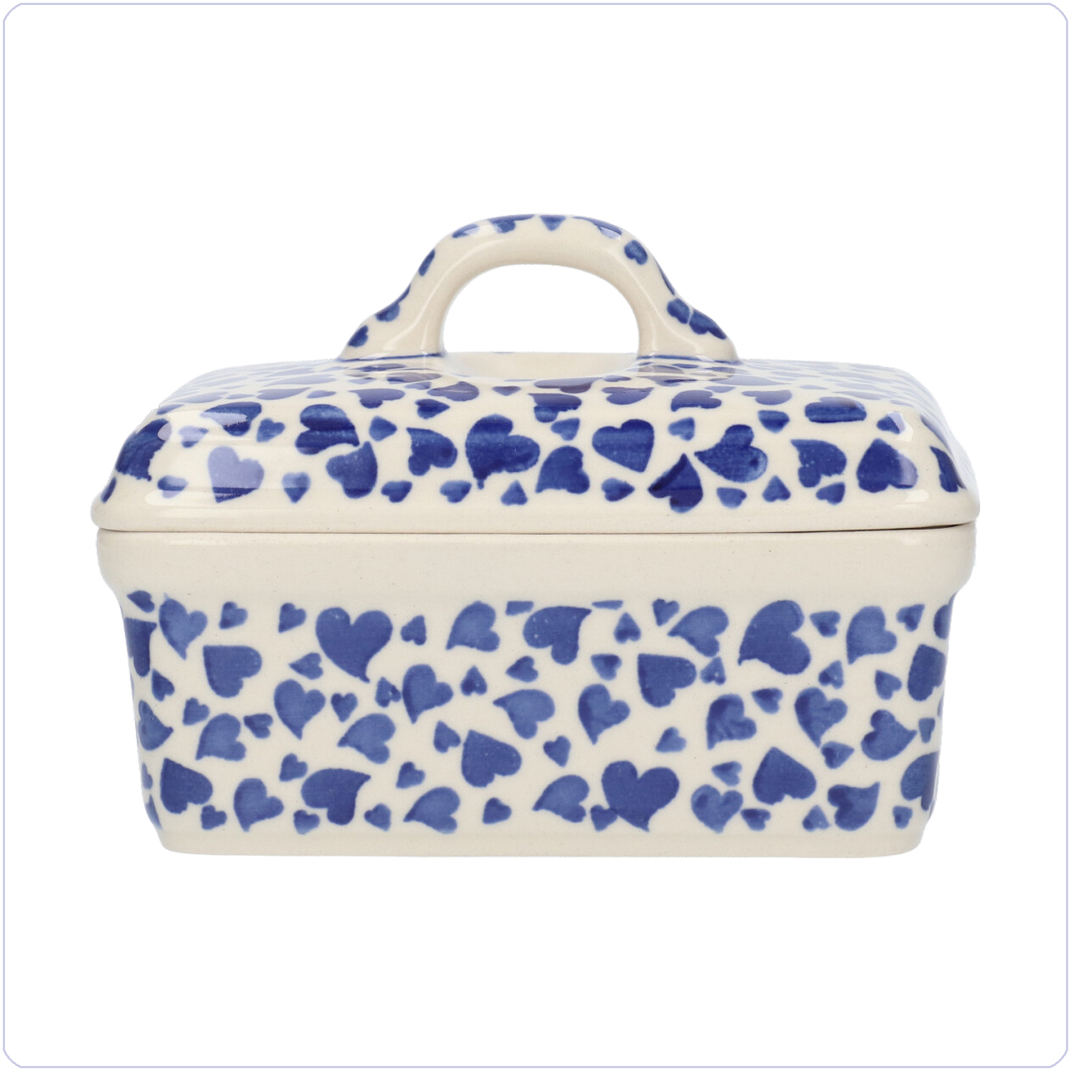 Bunzlau Botervloot Oblong (1010) - Dancing Hearts (3411)