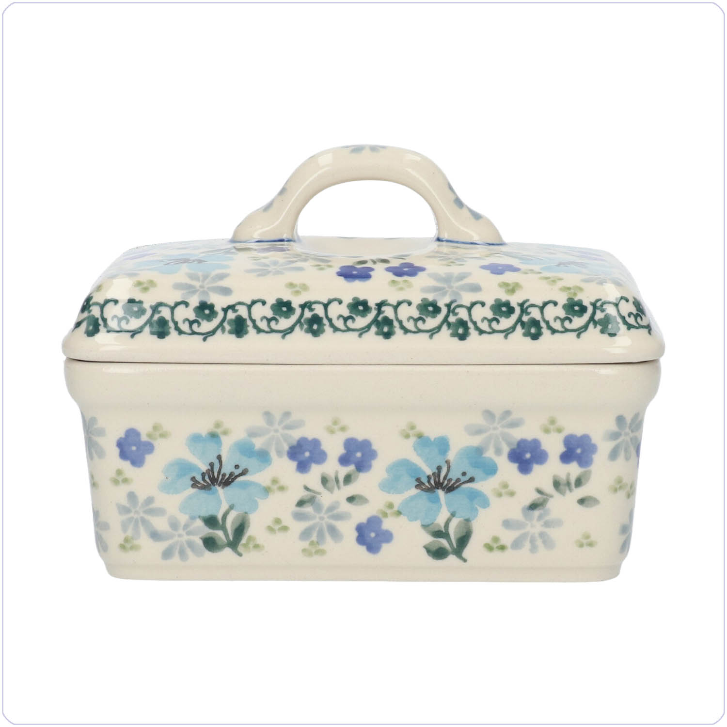 Bunzlau Botervloot Oblong (1010) - Hidden Garden (3504)