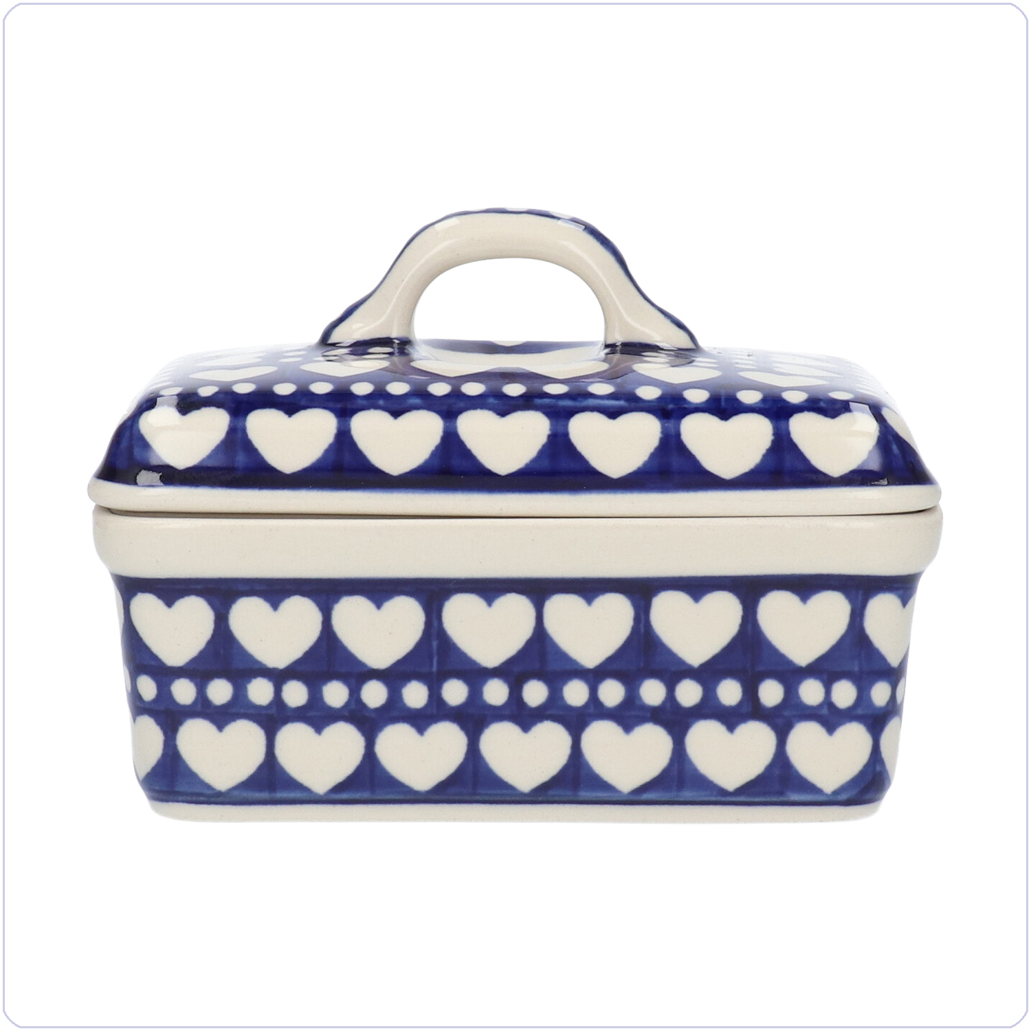 Bunzlau Botervloot Oblong (1010) - Blue Valentine (375E)