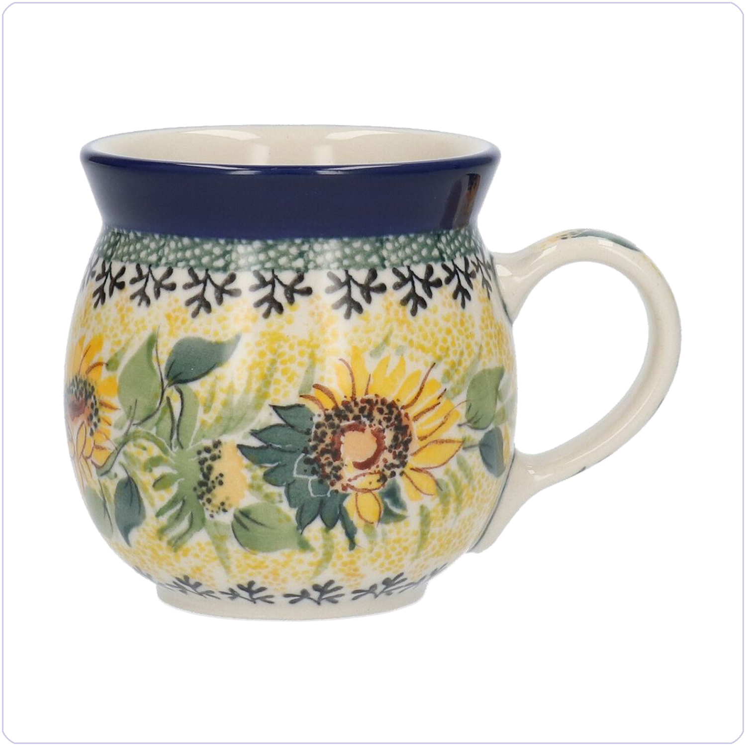 Bunzlau Bolle senseo mok 240ml (101005) - Unikat Sunflowers (5085)