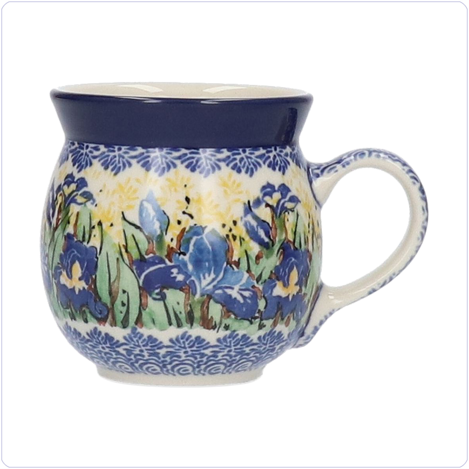 Bunzlau Bolle senseo mok 240ml (101005) - Unikat Irises (5099)