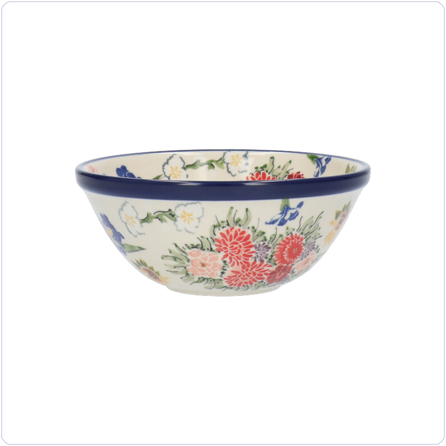 Bunzlau Diep bakje Ø14 cm (101059) - Unikat Vincent's Flowers (5089)