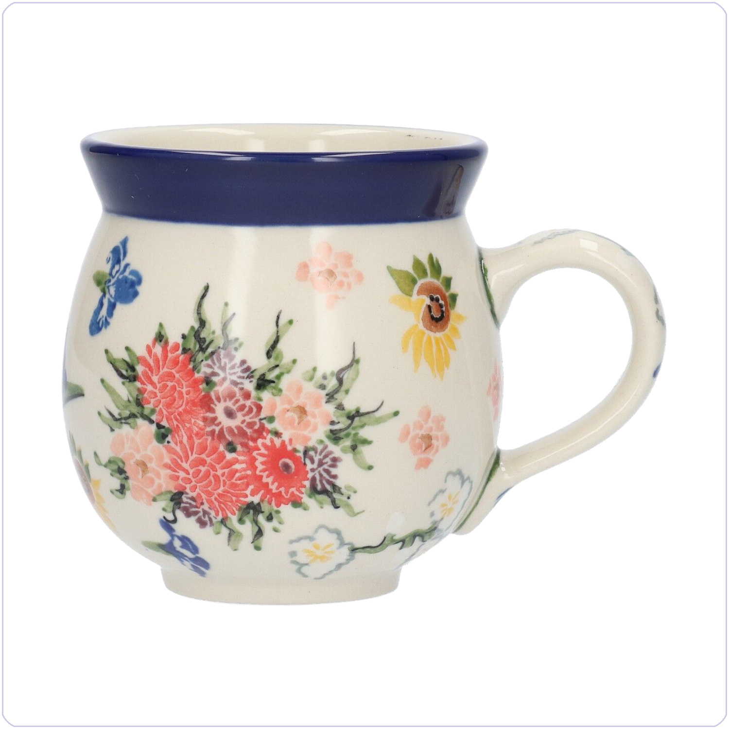 Bunzlau Bolle Mok 300ml (101070) - Unikat Vincent's Flowers (5089)