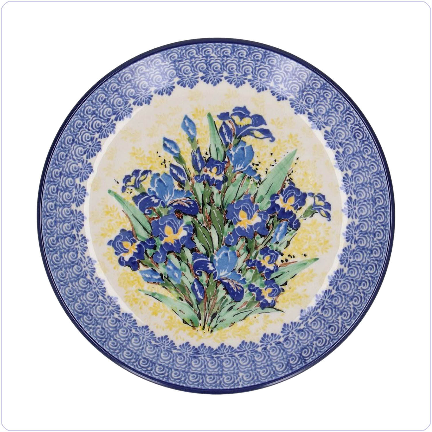 Bunzlau Ontbijtbord Ø20cm (101086) - Unikat Irises (5099)