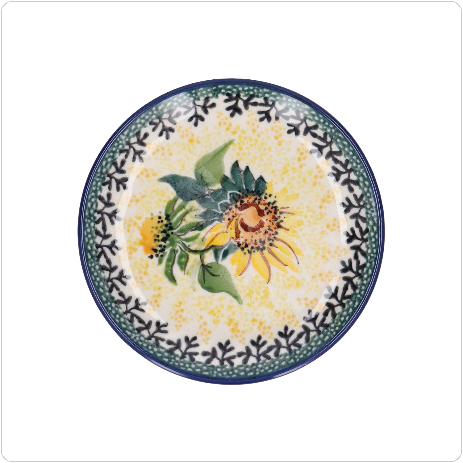 Bunzlau Theetipje Ø10cm (101262) - Unikat Sunflowers (5085)