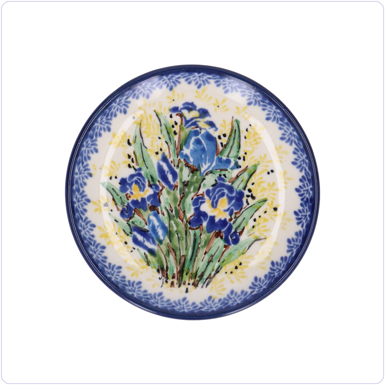 Bunzlau Theetipje Ø10cm (101262) - Unikat Irises (5099)