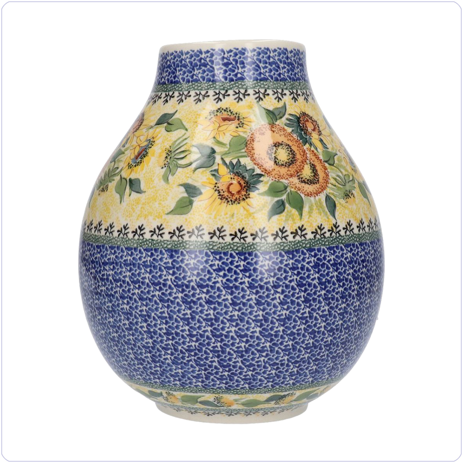 Bunzlau Vaas 4400ml (102514) - Unikat Sunflowers (5085)