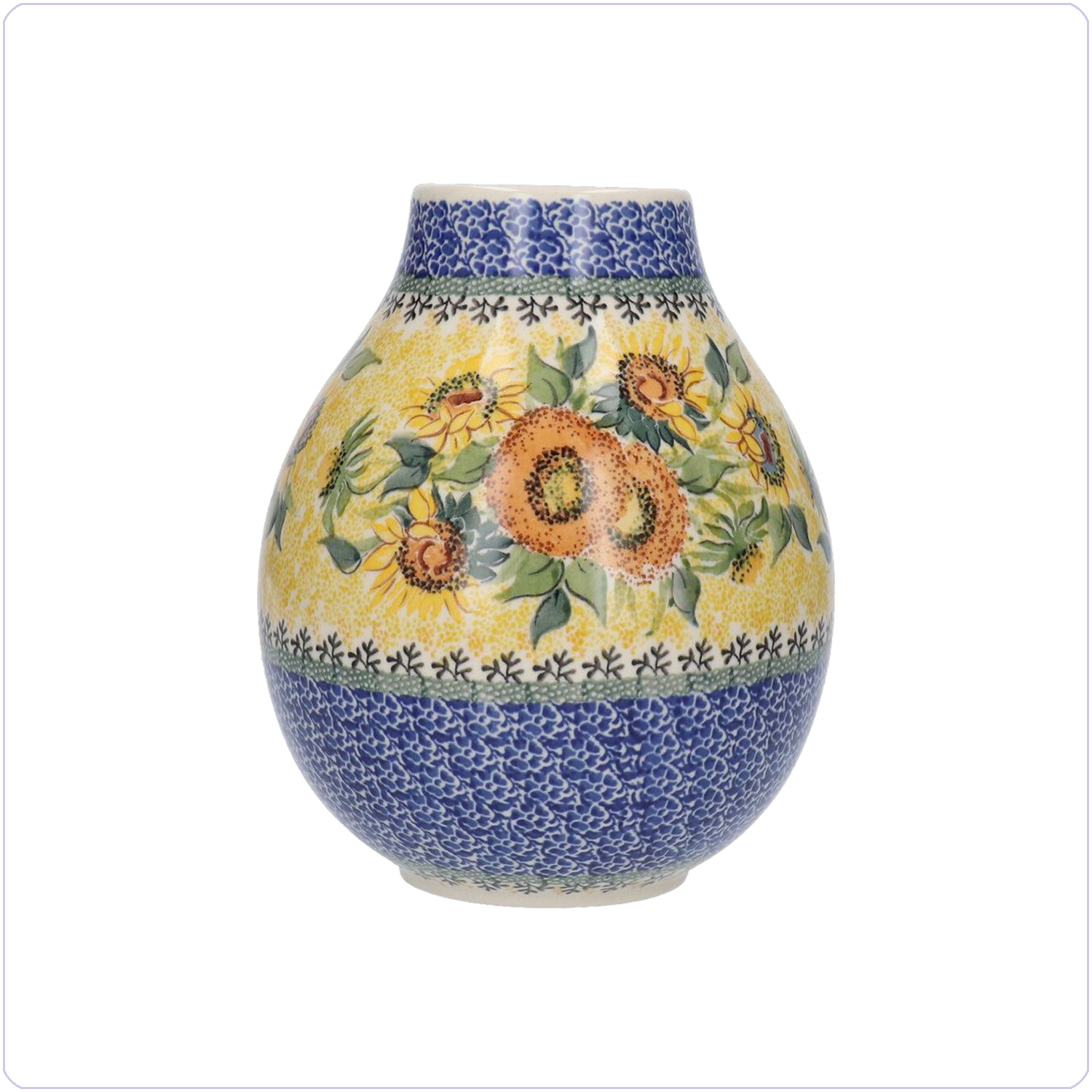 Bunzlau Vaas 2000ml (102515) - Unikat Sunflowers (5085)