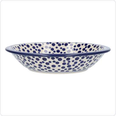 Bunzlau Diep bord zonder platte rand (1026) - Crazy Dots (1813)