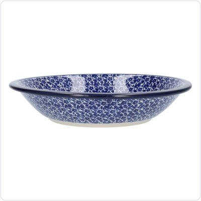 Bunzlau Diep bord zonder platte rand (1026) - Indigo (2396)