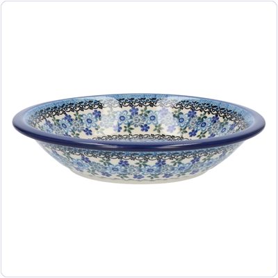 Bunzlau Diep bord zonder platte rand (1026) - Flower Crown (2772)