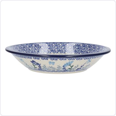 Bunzlau Diep bord zonder platte rand (1026) - Flower Meadow (3302)