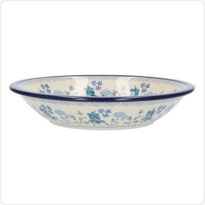 Bunzlau Diep bord zonder platte rand (1026) - Delicate Breeze (3304)
