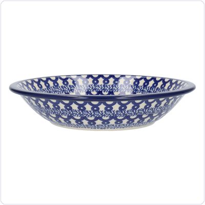 Bunzlau Diep bord zonder platte rand (1026) - Blue Harbour (3306)