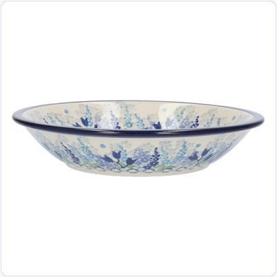 Bunzlau Diep bord zonder platte rand (1026) - Blue Garden (3316)
