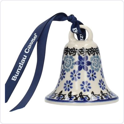 Bunzlau Kerstboomhanger bel large (1029) - Belle Fleur (1829)