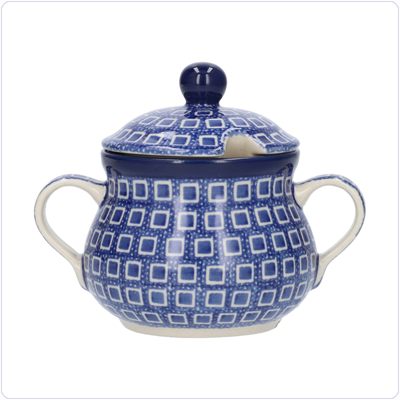 Bunzlau Suikerpot 200ml (1035) - Blue Diamond (2253)