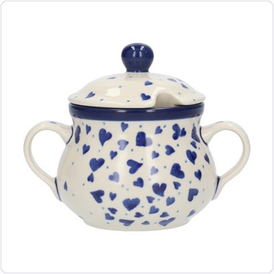 Bunzlau Suikerpot 200ml (1035) - Hearts (2874)