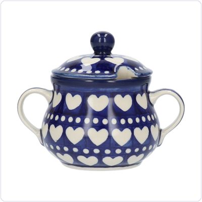 Bunzlau Suikerpot 200ml (1035) - Blue Valentine (375E)