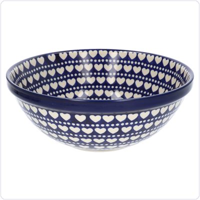 Bunzlau Diepe schaal 3470ml Ø28 (1055) - Blue Valentine (375E)