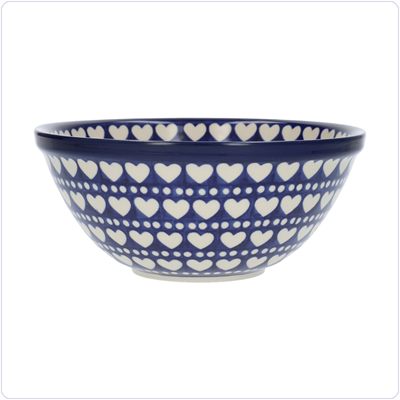 Bunzlau Diepe schaal 1270ml Ø19 (1057) - Blue Valentine (375E)