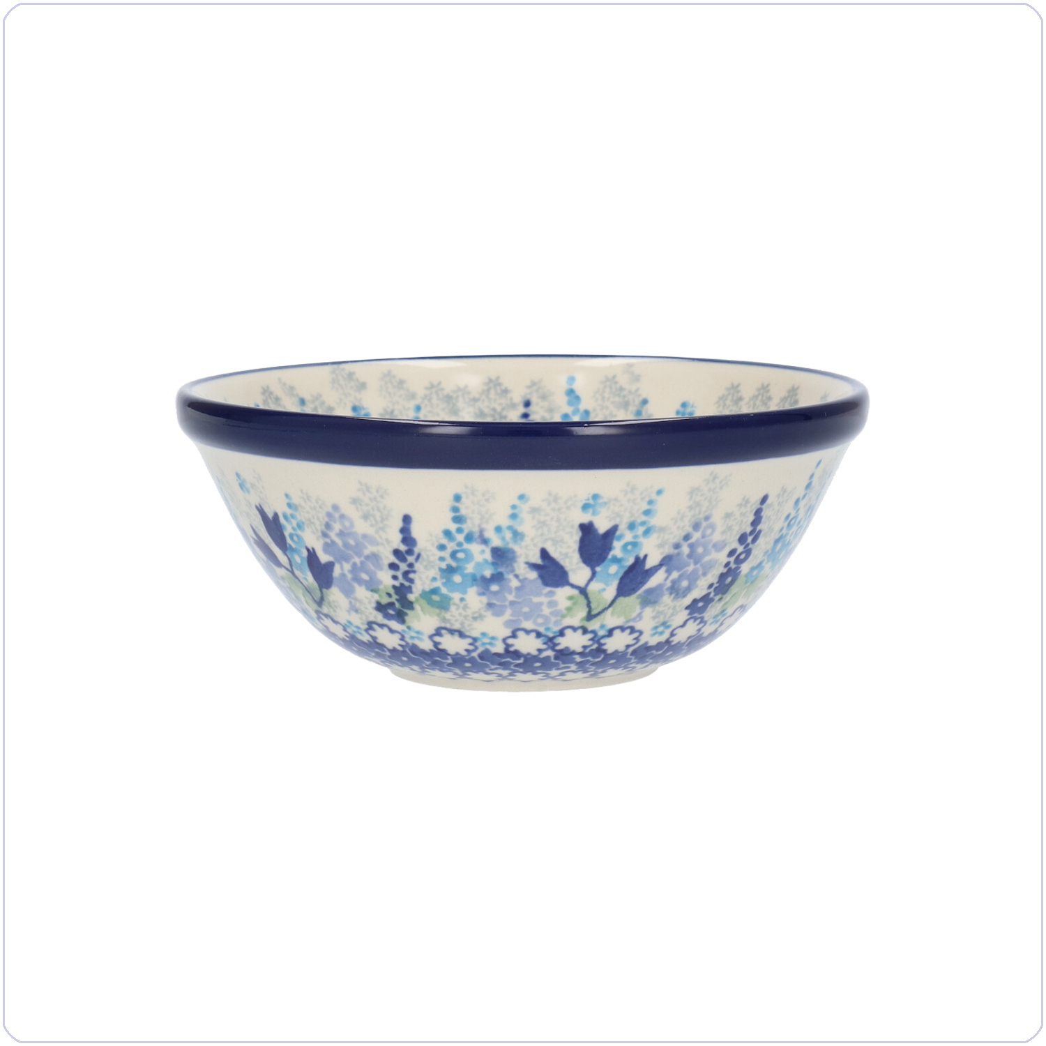 Bunzlau Diep bakje 450ml Ø14 (1059) - Blue Garden (3316)