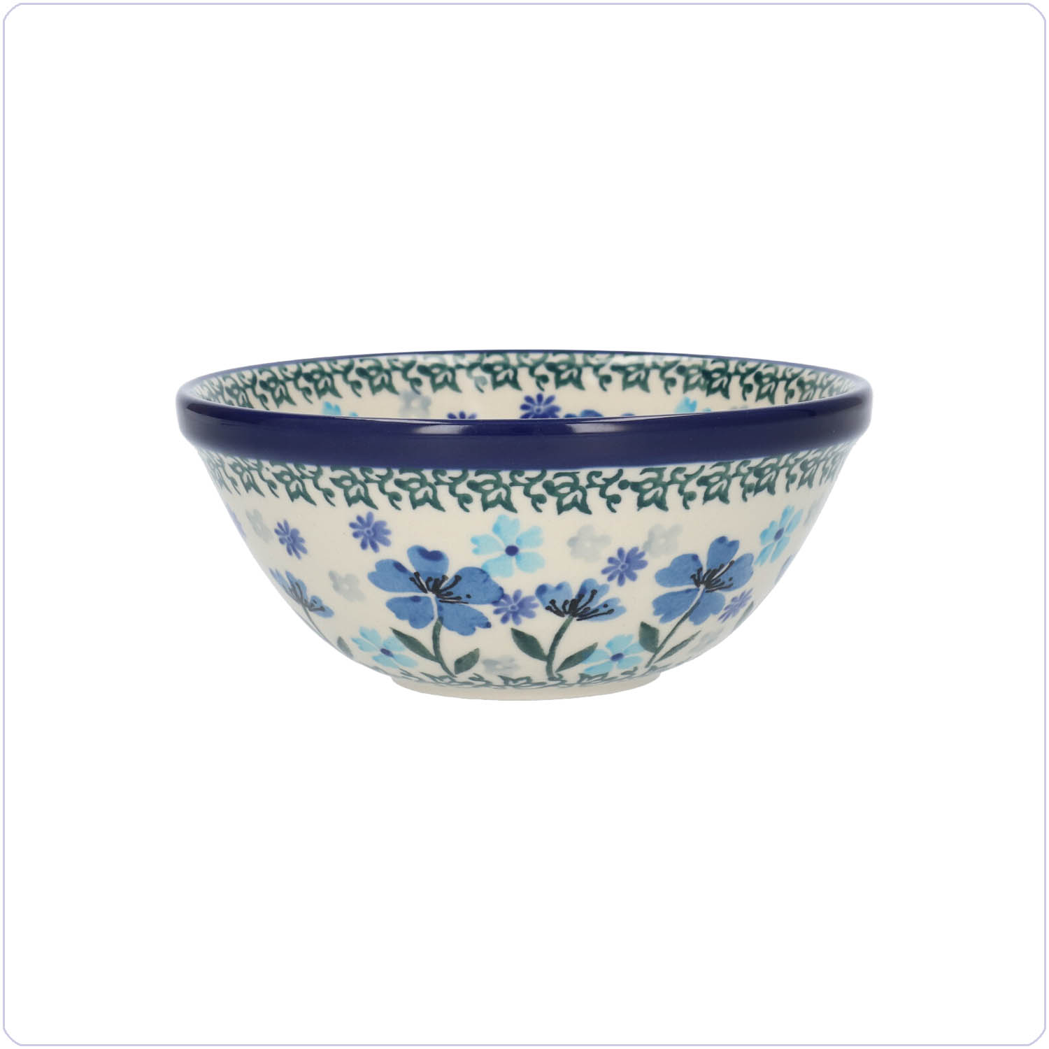 Bunzlau Diep bakje 450ml Ø14 (1059) - Blossom Blue (3507)