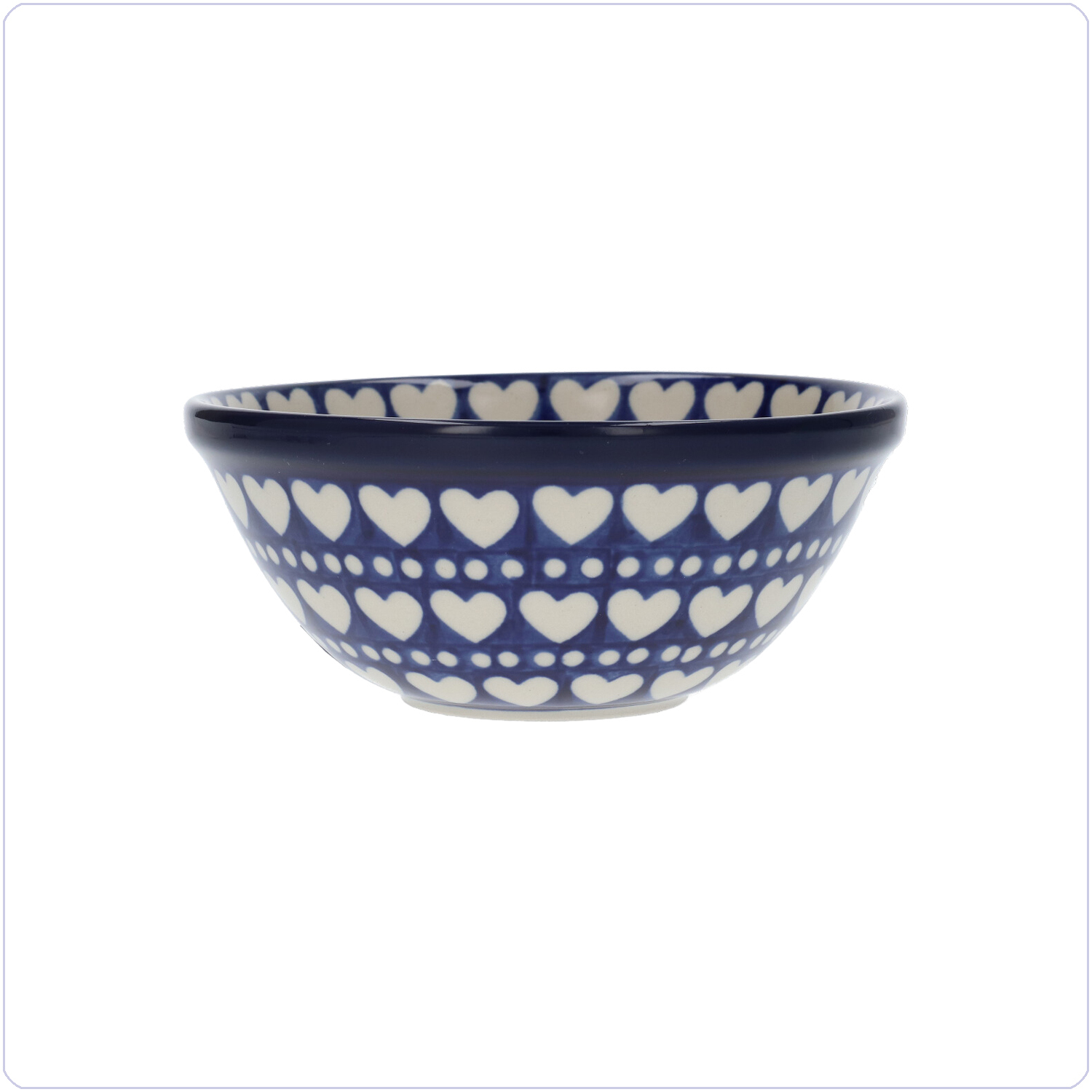 Bunzlau Diep bakje 450ml Ø14 (1059) - Blue Valentine (375E)