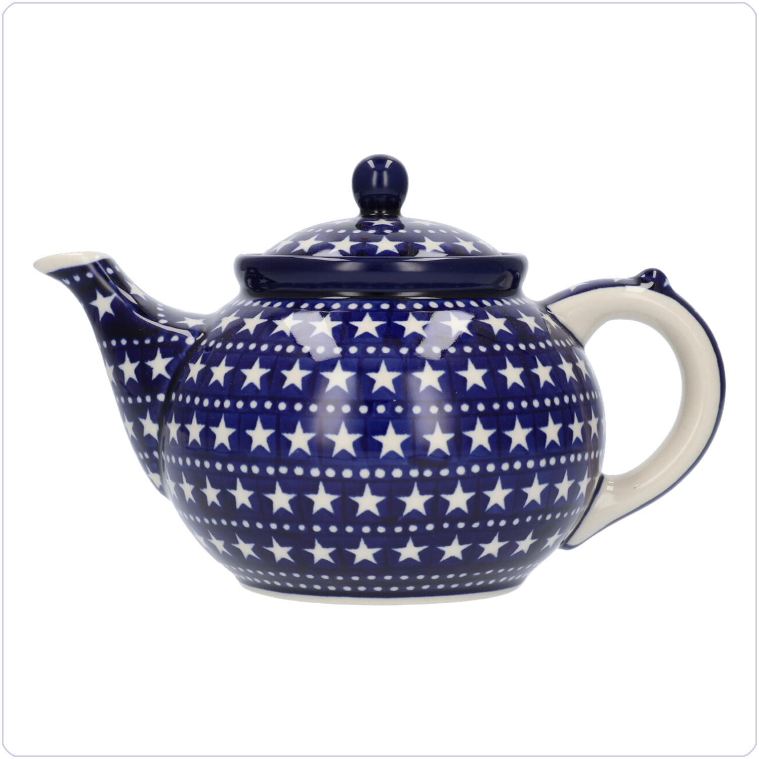 Bunzlau Theepot 1300ml (1060) - Blue Stars (119)