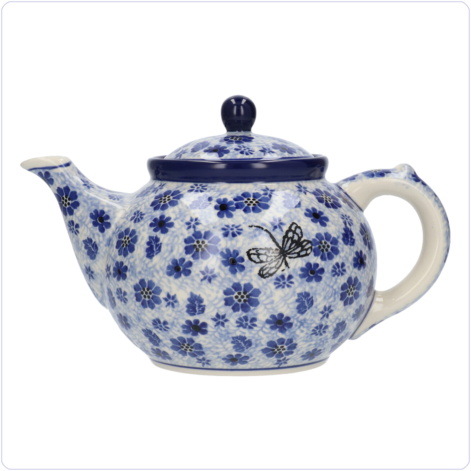 Bunzlau Theepot 1300ml (1060) - Dragonfly (1443)