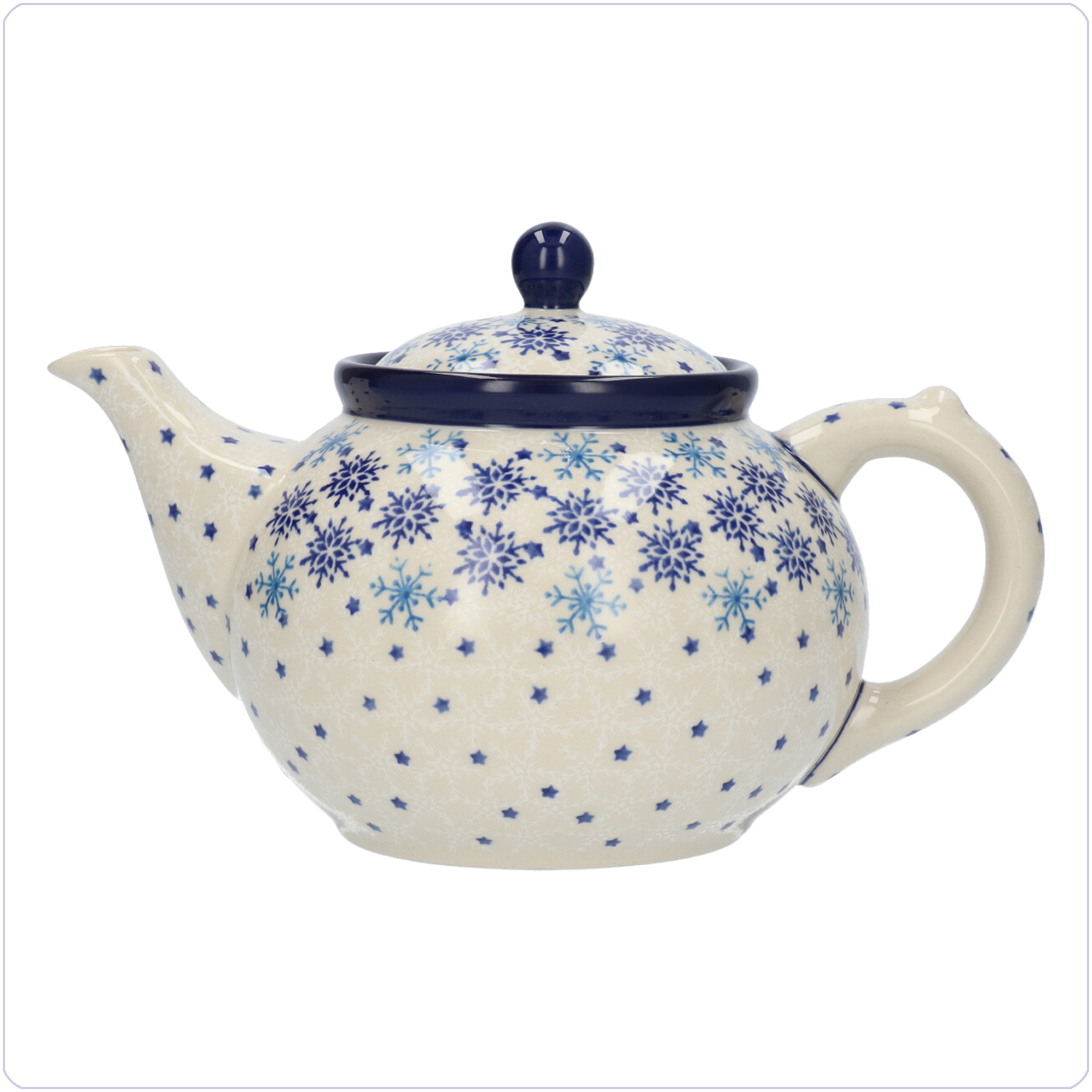 Bunzlau Theepot 1300ml (1060) - Christmas Stars (2411)