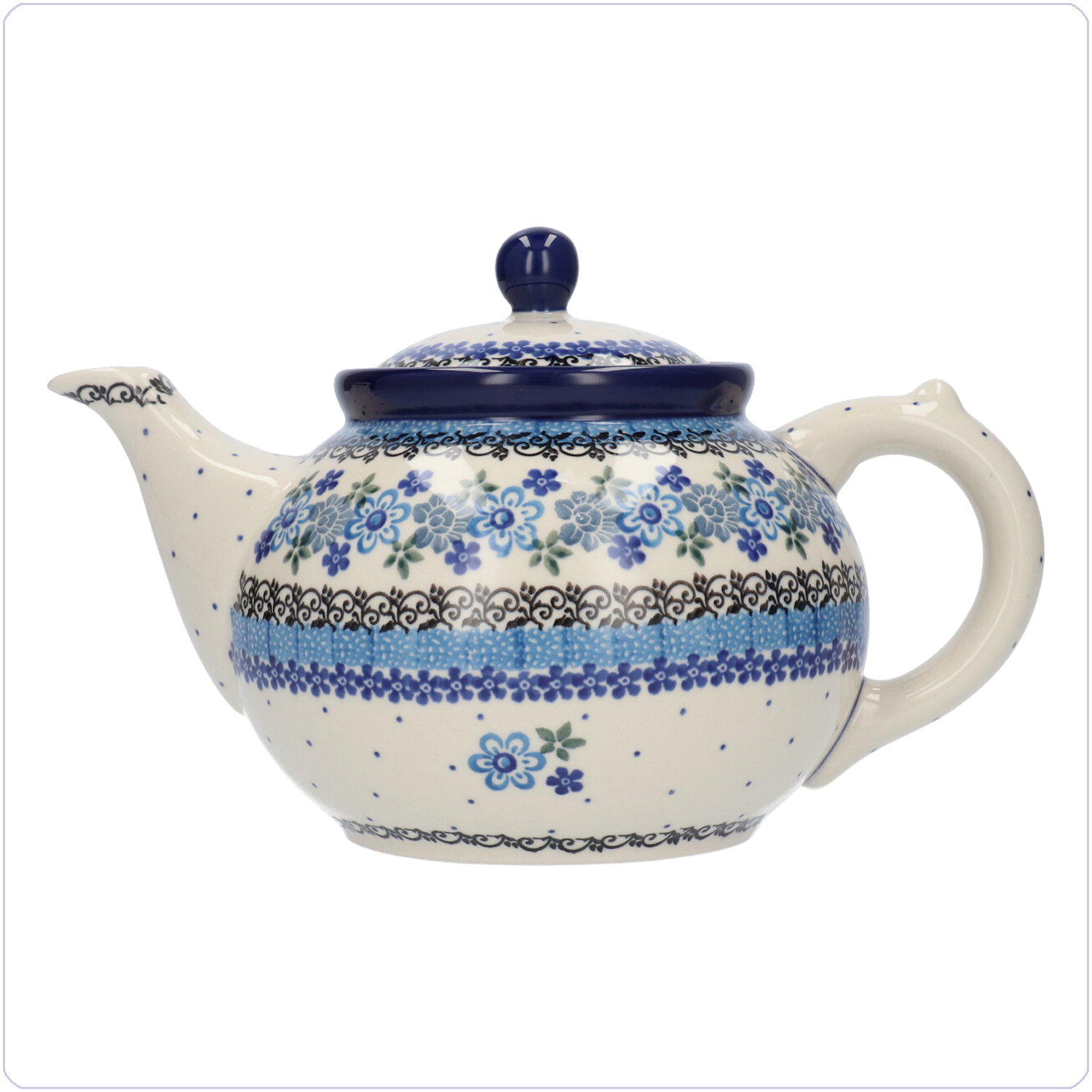 Bunzlau Theepot 1300ml (1060) - Flower Crown (2772)