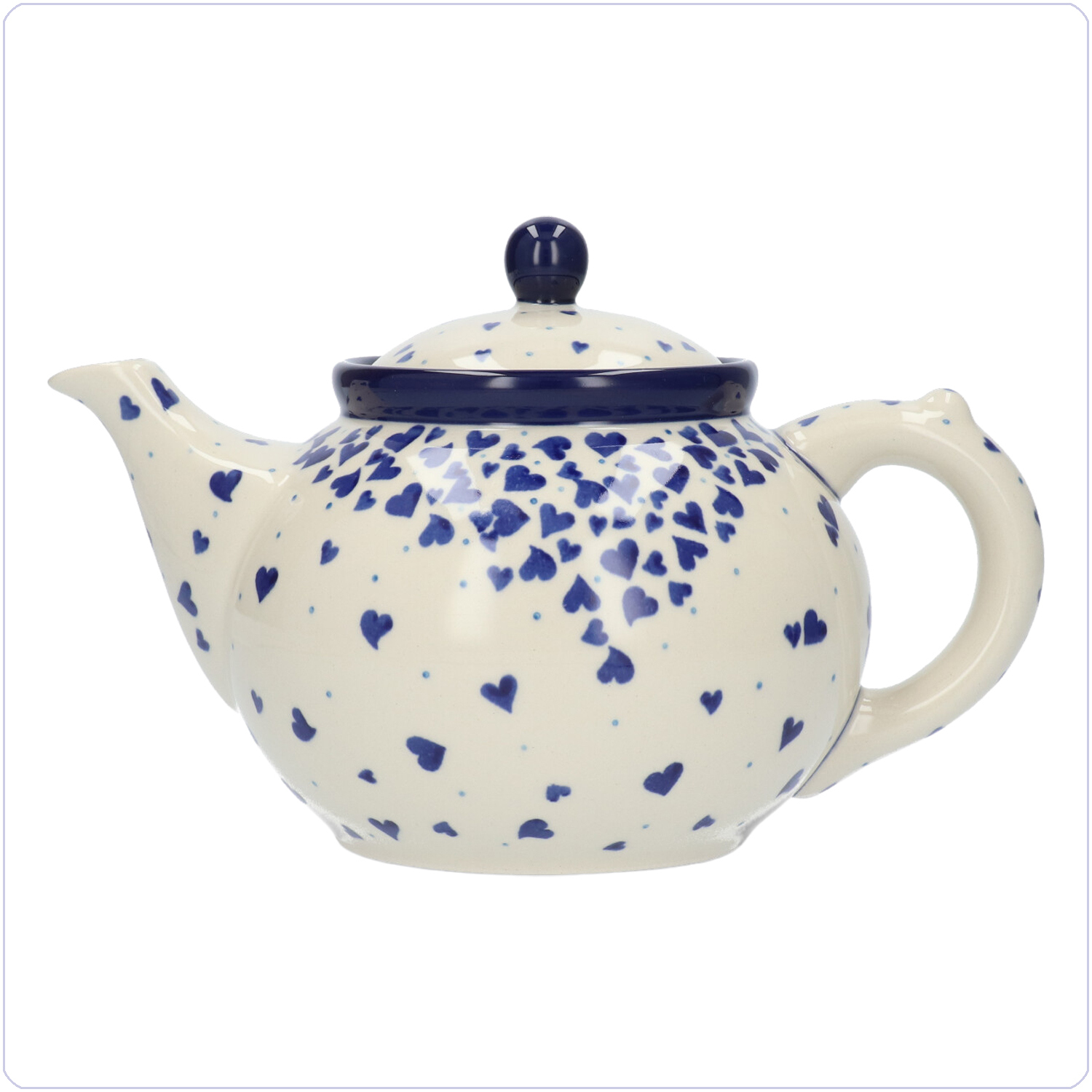 Bunzlau Theepot 1300ml (1060) - Hearts (2874)