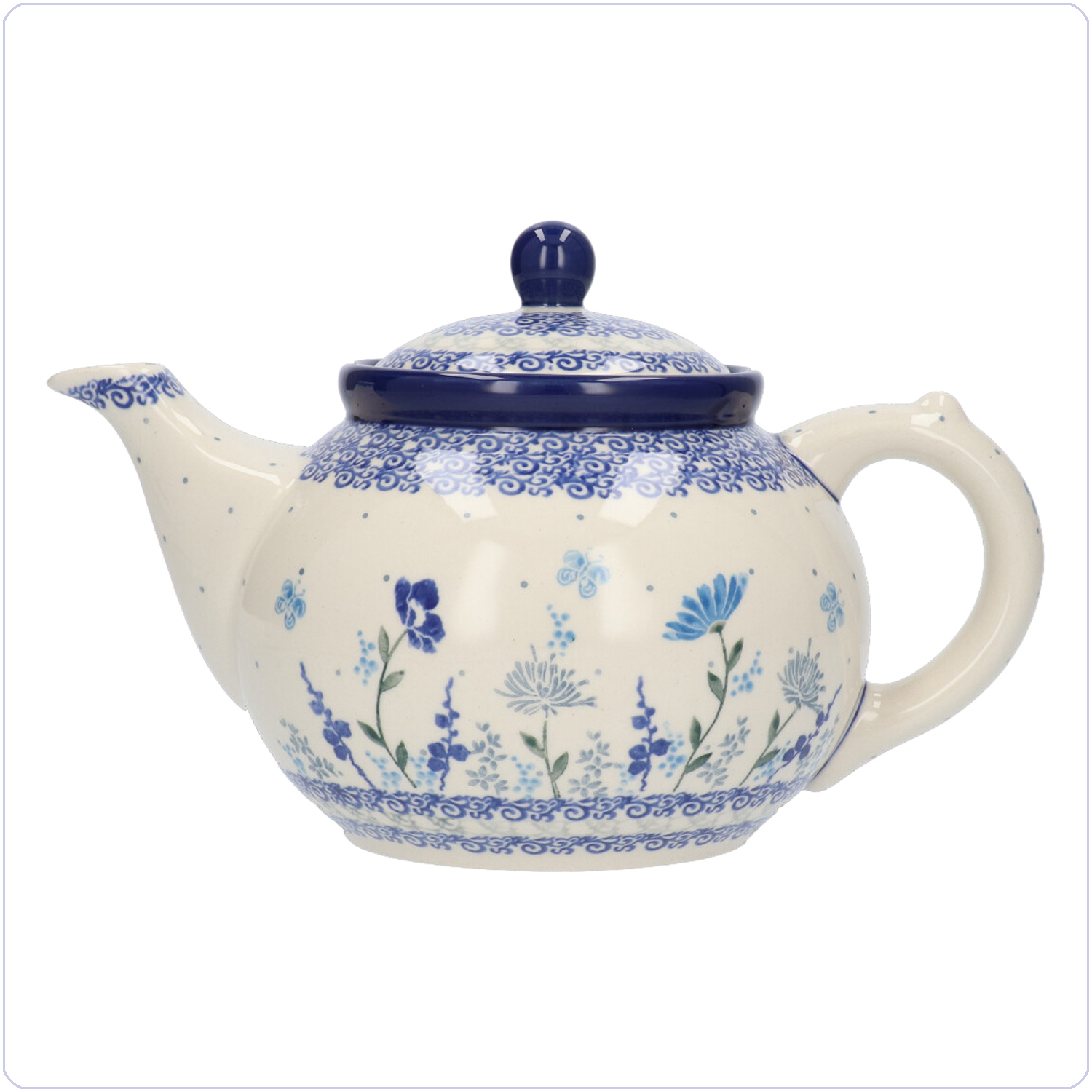 Bunzlau Theepot 1300ml (1060) - Flower Meadow (3302)