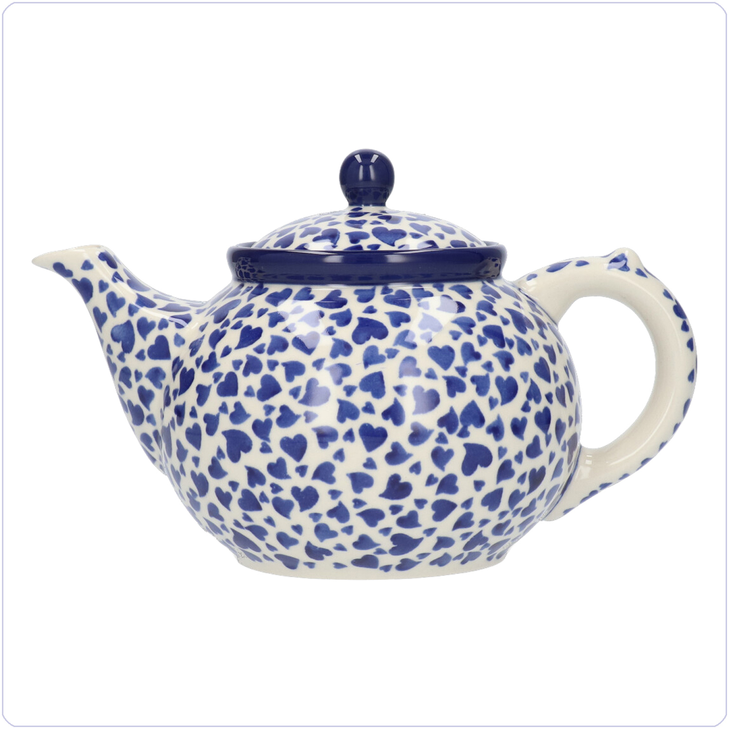 Bunzlau Theepot 1300ml (1060) - Dancing Hearts (3411)
