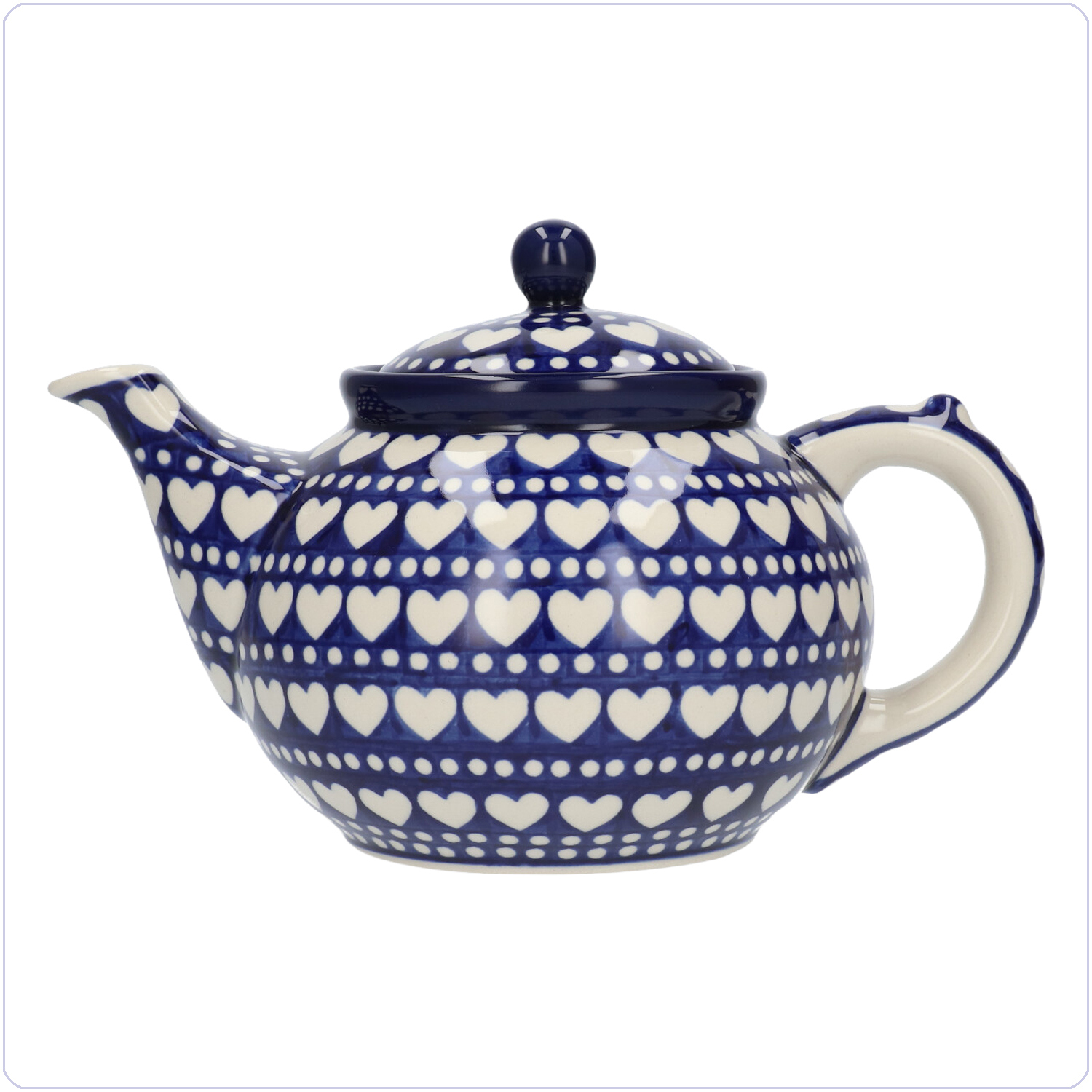 Bunzlau Theepot 1300ml (1060) - Blue Valentine (375E)