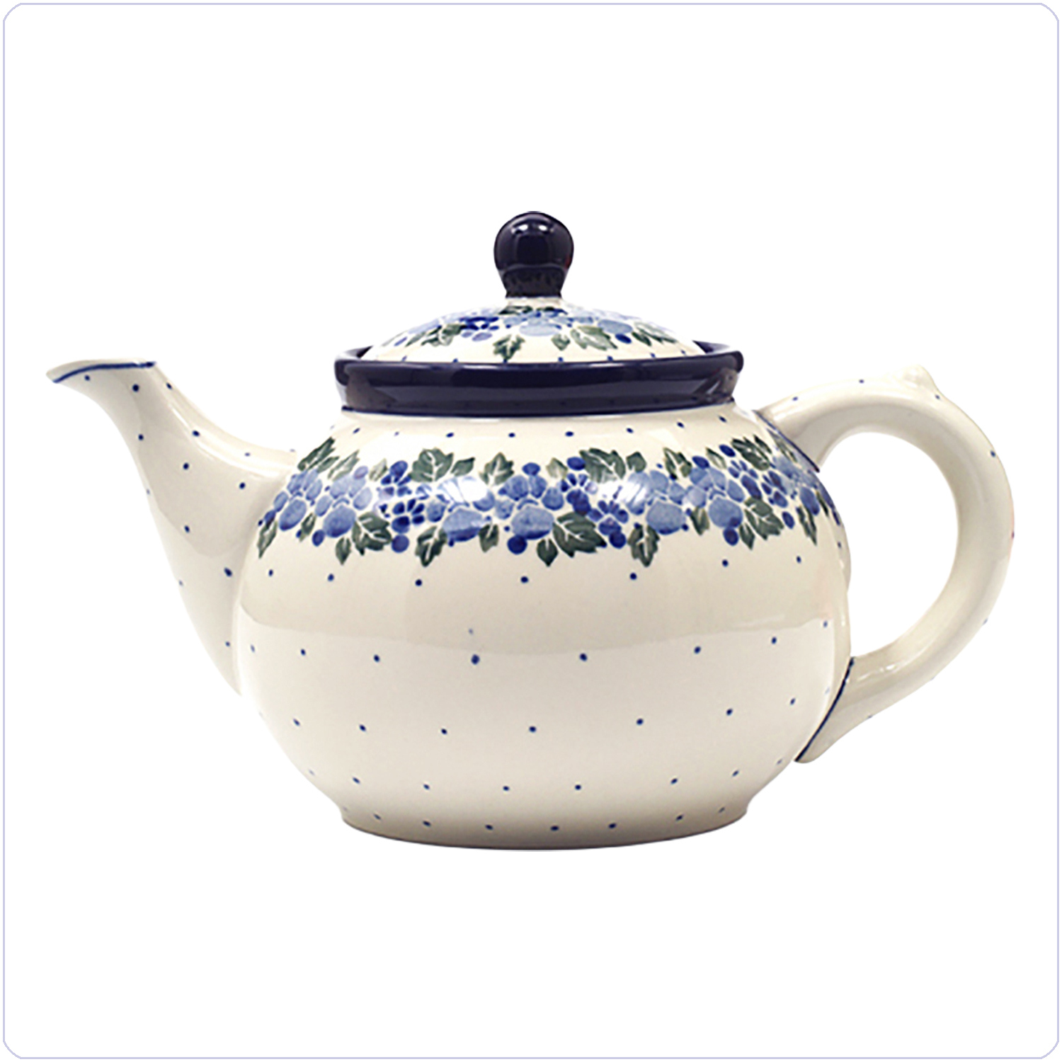 Bunzlau Theepot 1300ml (1060) - Frozen Flowers (553)