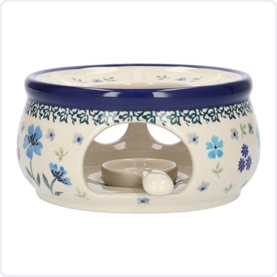 Bunzlau Theelicht/stoof Ø 15cm (1063) - Blossom Field (3509)