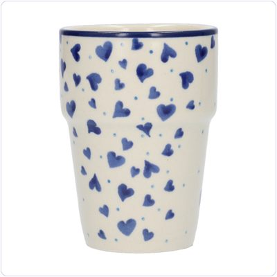 Bunzlau Melkbeker 240ml (1071) - Hearts (2874)