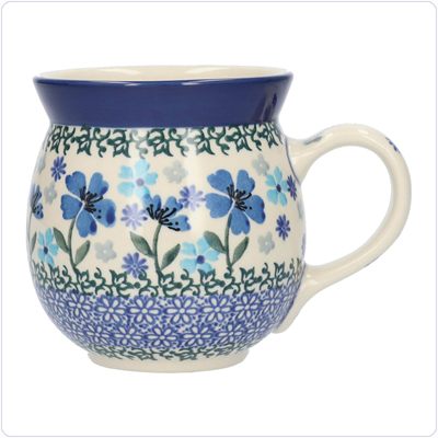 Bunzlau Bolle XL Mok 500ml (1073) - Blossom Blue (3507)