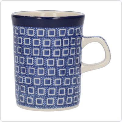 Bunzlau Rechte beker 250ml (1074) - Blue Diamond (2253)