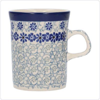Bunzlau Rechte beker 250ml (1074) - Blue Fountain (2614)