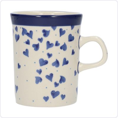 Bunzlau Rechte beker 250ml (1074) - Hearts (2874)