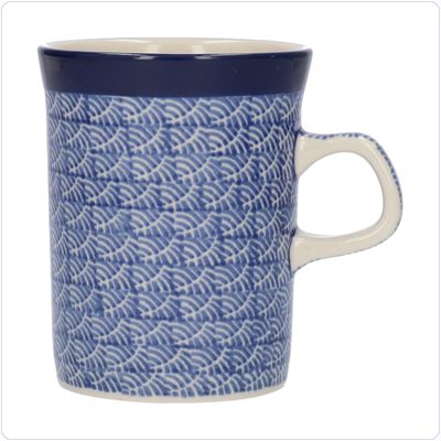 Bunzlau Rechte beker 250ml (1074) - Waves (2965)