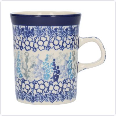 Bunzlau Rechte beker 250ml (1074) - Delphinium (3315)